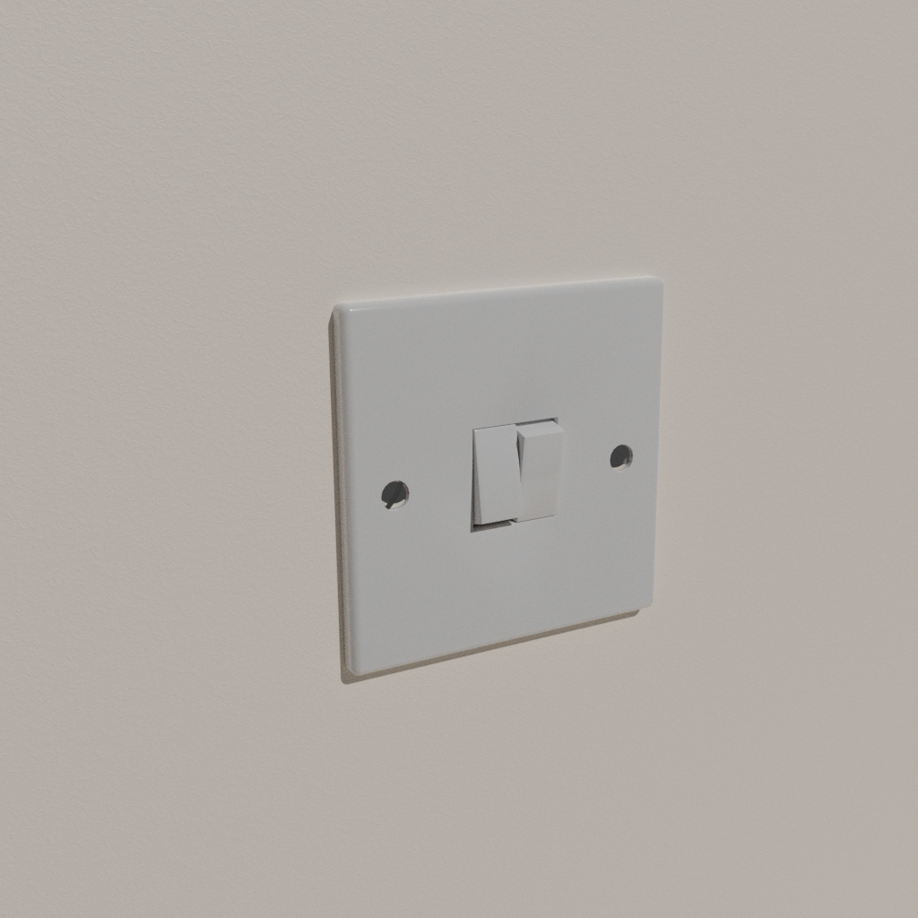 UK Double Light Switch preview image 1